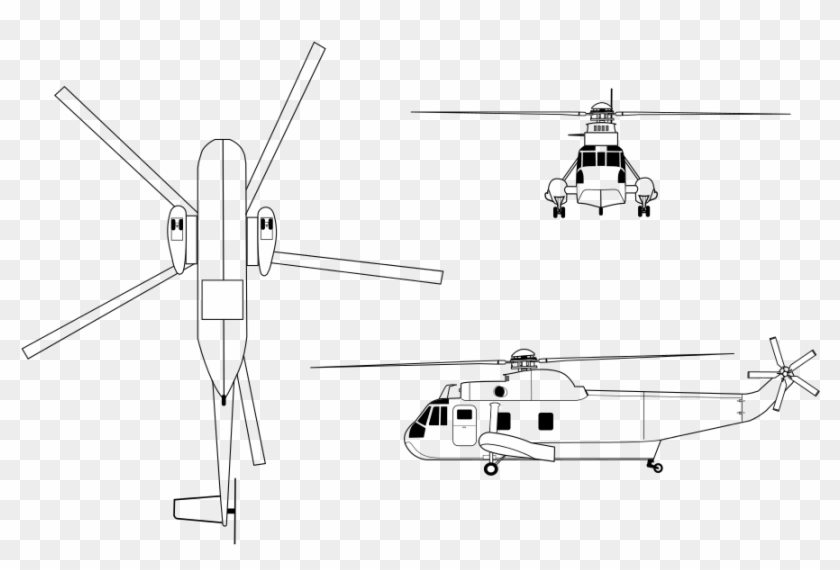 Specifications - Seaking Helicopter Silhouette Clipart