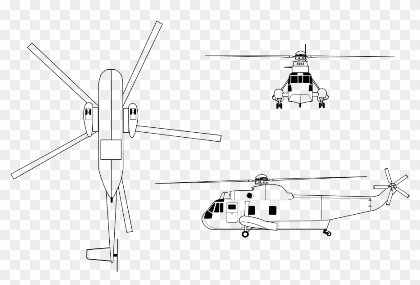 Specifications - Seaking Helicopter Silhouette Clipart #4960269