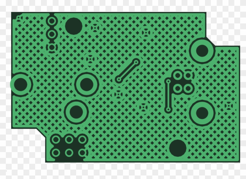 Pcb Copper Pour Hatch Filled - Walt Disney World Clipart