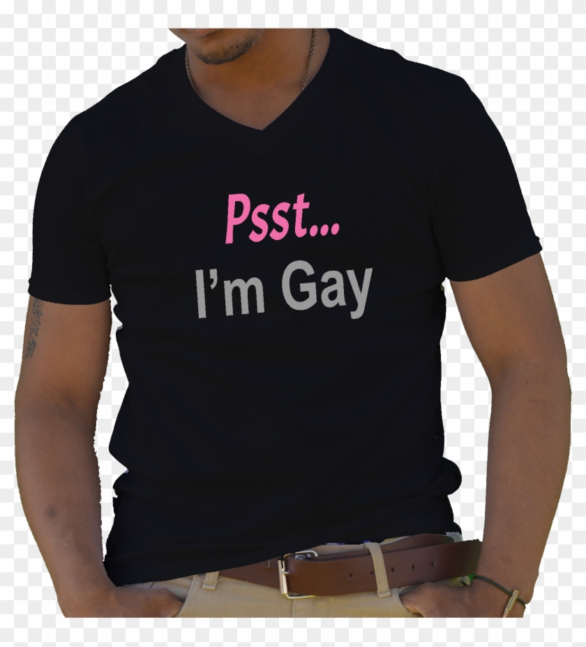 Psst I'm Gay - Active Shirt Clipart