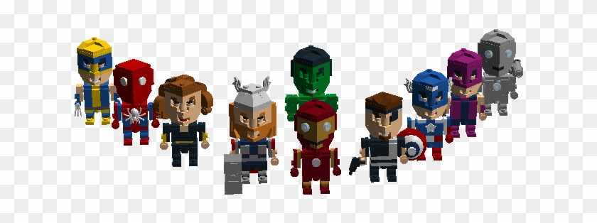 Comic Avengers - Cartoon Avengers Transparent Clipart