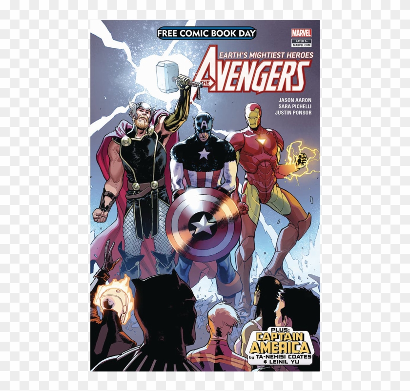 Free Comic Book Day - Captain America Comics 2018 Clipart #4961484
