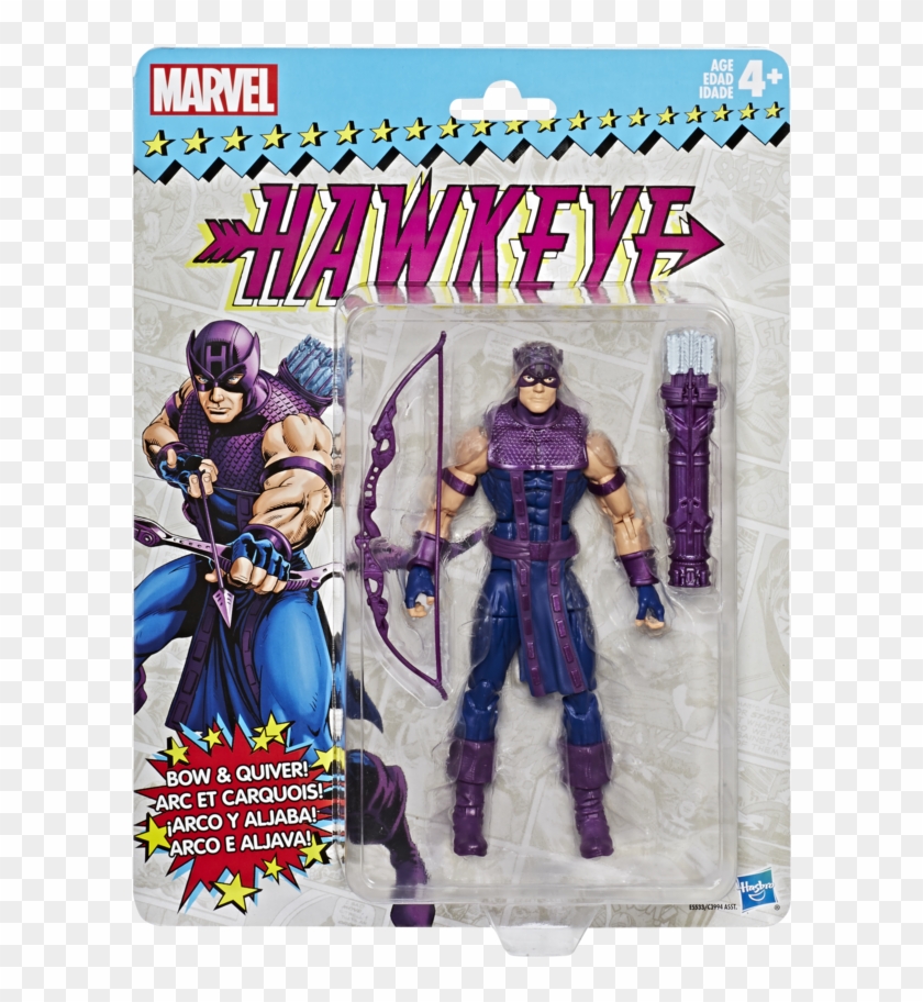 Hasbro Just Sent Along Pretty Promotional Images Of - Marvel Legends Retro Hawkeye Clipart
