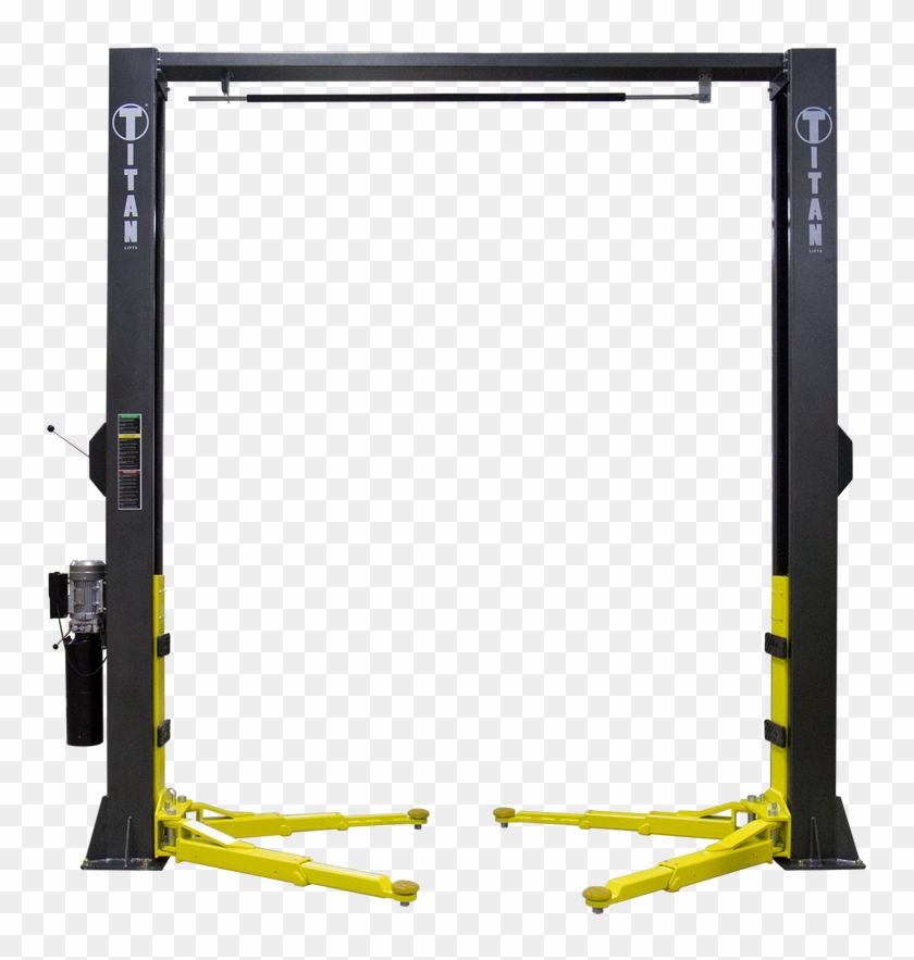 2 Post Premier Asymmetric Clearfloor Lift 220v - Architecture Clipart