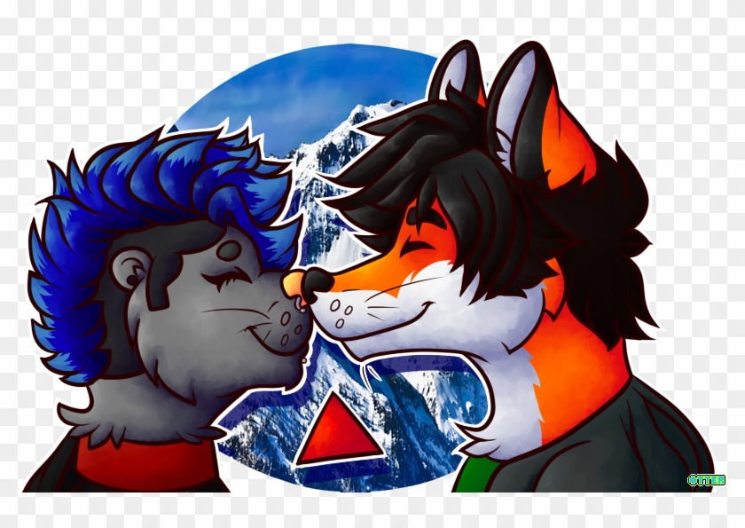 Nose Boop Or Something Idk I'm Gay - Cartoon Clipart #4961995