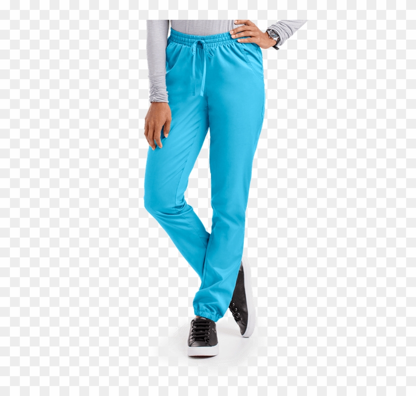 Bss349 - Womens Jogger Scrub Pants Clipart