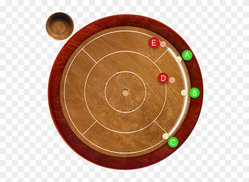 Crokinole Game Rules - Crokinole 1 Player Clipart #4962150
