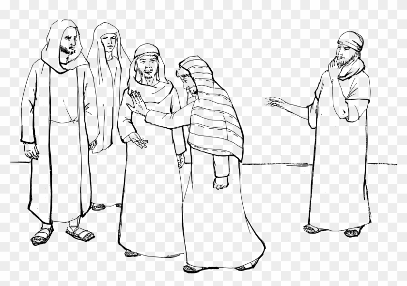 This Free Icons Png Design Of 05 Luke - Petrus Verleugnet Jesus Ausmalbild Clipart