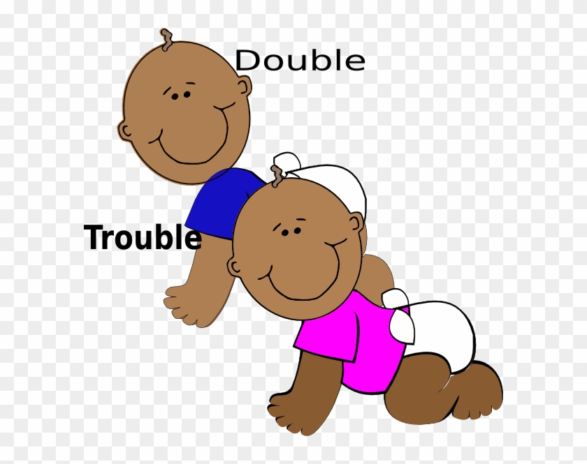 Double Trouble Svg Clip Arts 600 X 585 Px - Double Trouble Clip Art - Png Download