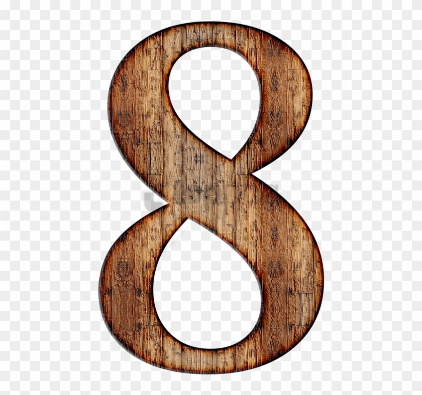 Free Png Wooden Number 8 Png Image With Transparent - Wood Number 8 Clipart #4962661