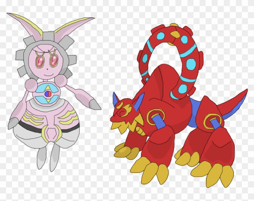 Volcanion Magearna Но Кайогра Эт Маршалл Получает Животное - Cartoon Clipart