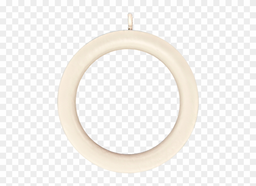 Round Flat Face Wood Ring - Salvavidas Clipart #4962916