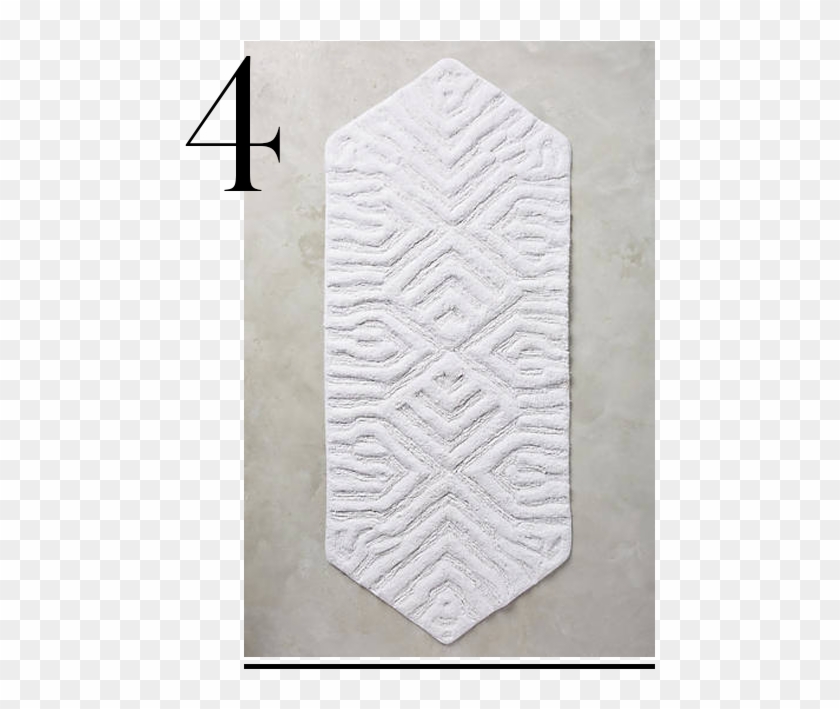 Vane Bath Mat Anthropologie Top 10 Bath Mats Home Improvement - Motif Clipart #4963008