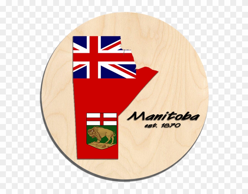 Wood Circle Manitoba - Evolution Of Canada's Flag Clipart #4963149