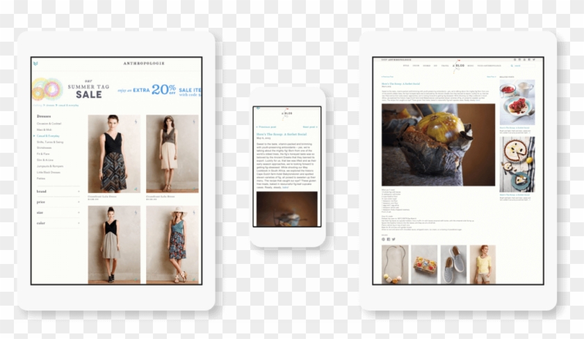 Anthropologie Blog Mobile Devices - Website Clipart #4963339