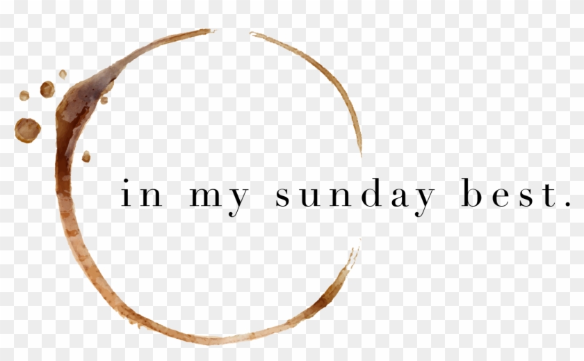 In My Sunday Best - Calligraphy Clipart