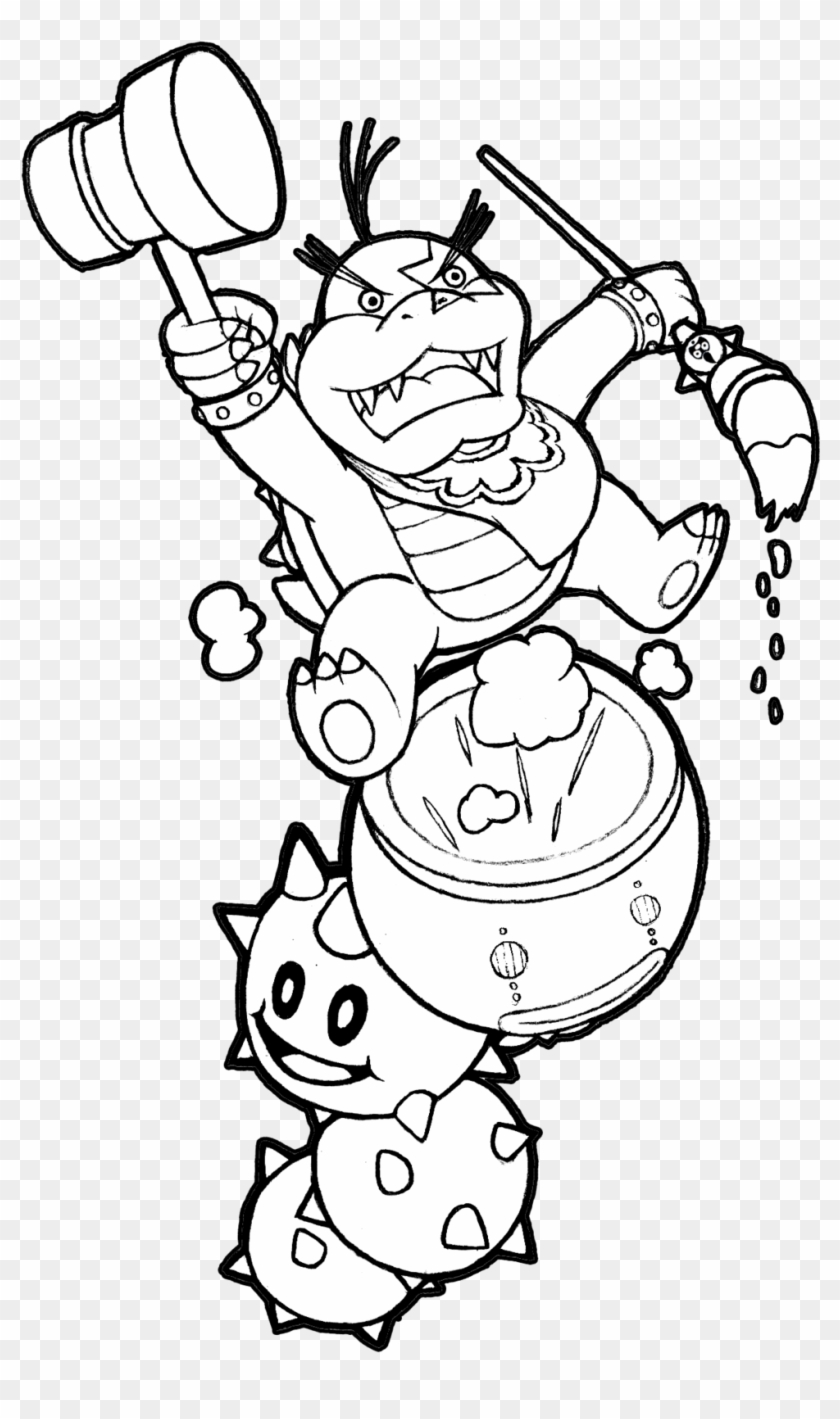 Wendy O Koopa Coloring Pages Coloring Pages - Morton Koopa Coloring Page Clipart #4963504