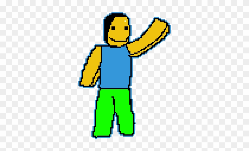 Roblox Noob - Cartoon Clipart #4963761