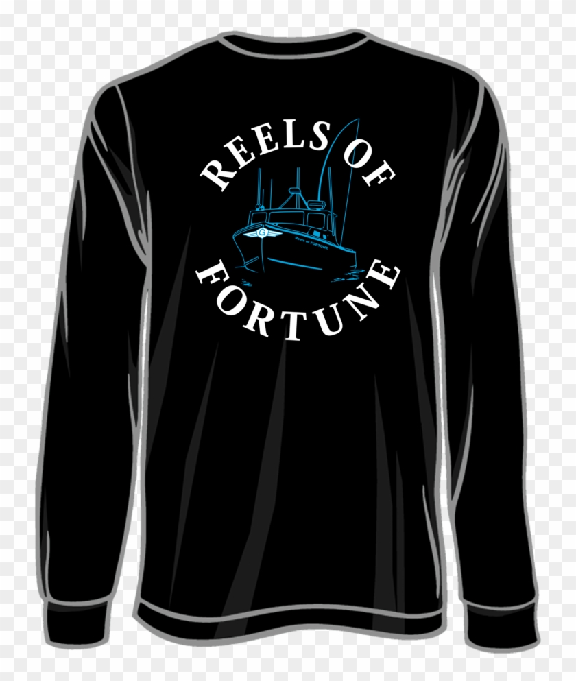 Black Long Sleeve Tee- No Pocket - Long-sleeved T-shirt Clipart