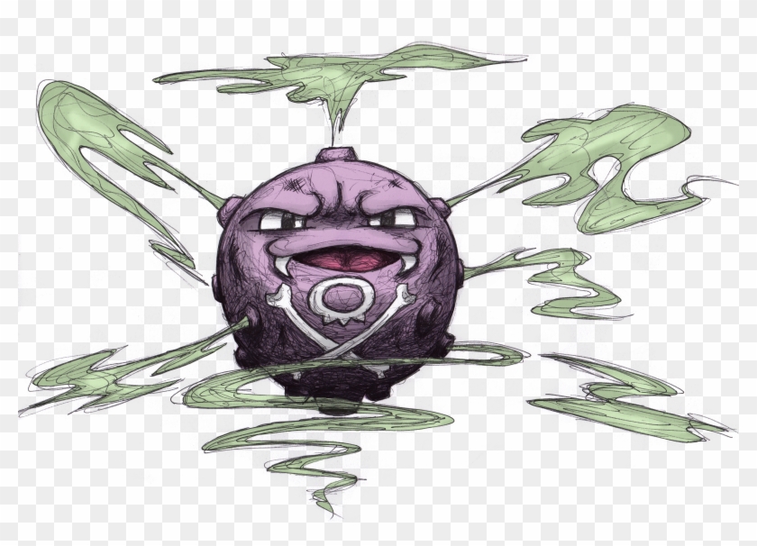 Koffing Used Poison Gas By Theexileking Clipart #4963940