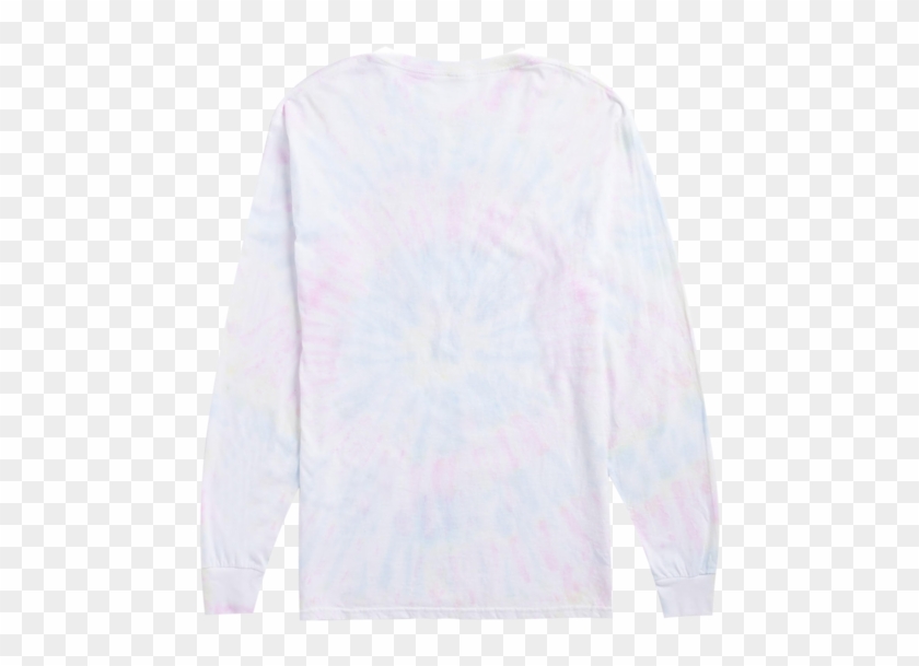 Tie Dye Long Sleeve With Flower Heart Design Taylor - Long-sleeved T-shirt Clipart