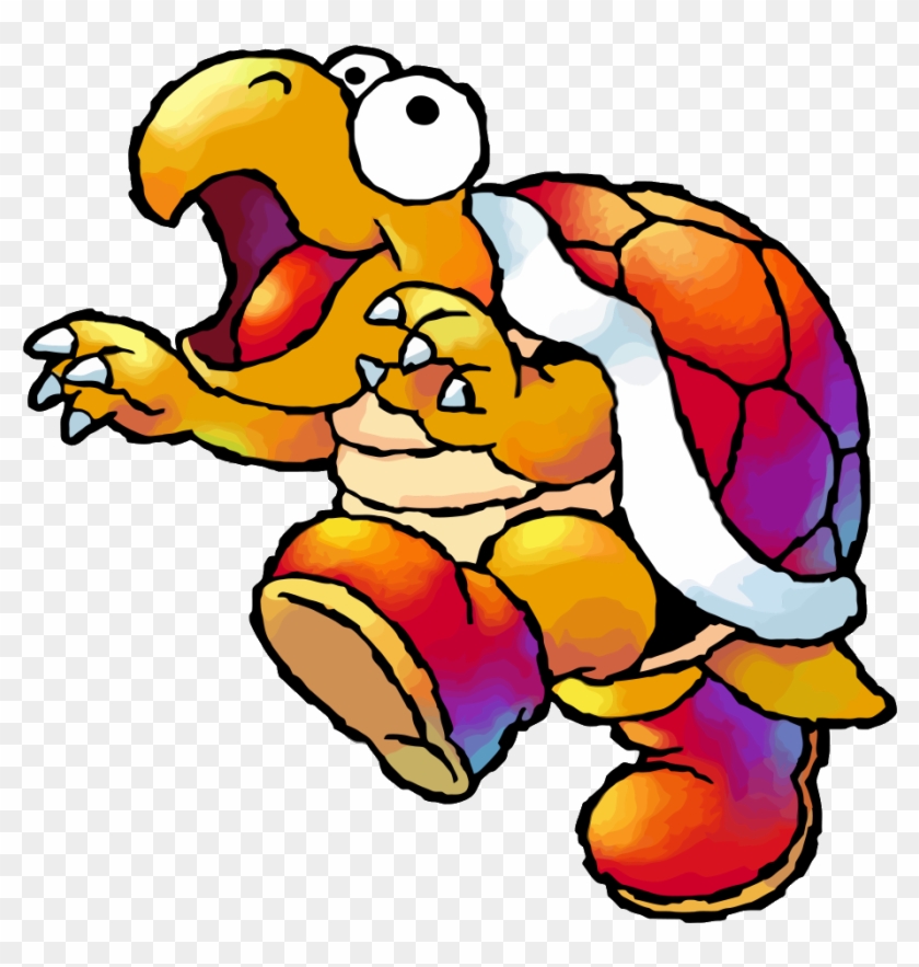 Hookbill The Koopa Yoshi - Super Mario Hookbill Koopa Clipart