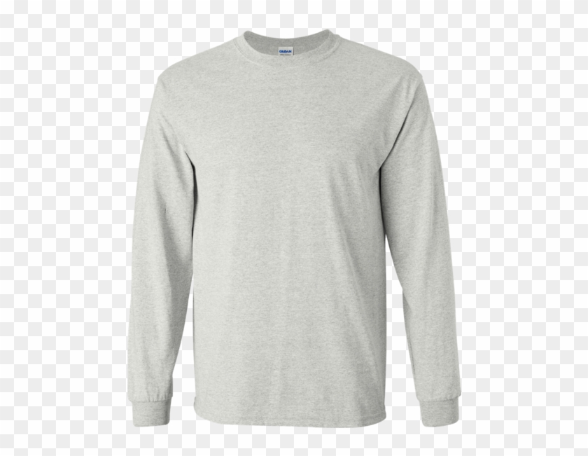 Ultra Cotton Long Sleeve T Shirt - Long Sleeve Grey Tshirt Clipart