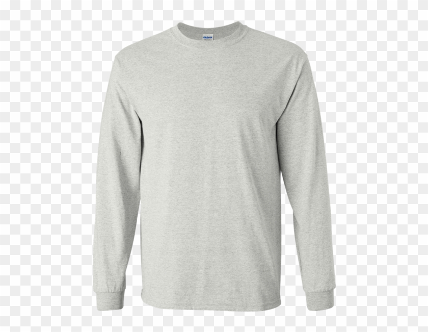 Ultra Cotton Long Sleeve T Shirt - Long Sleeve Grey Tshirt Clipart #4964194