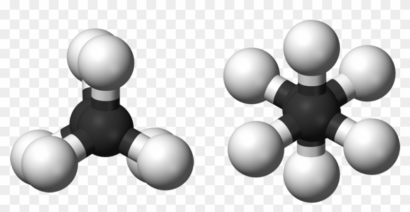 Ethane Rotamers 3d Balls - Conformazione Sfalsata Ed Eclissata Clipart #4964523