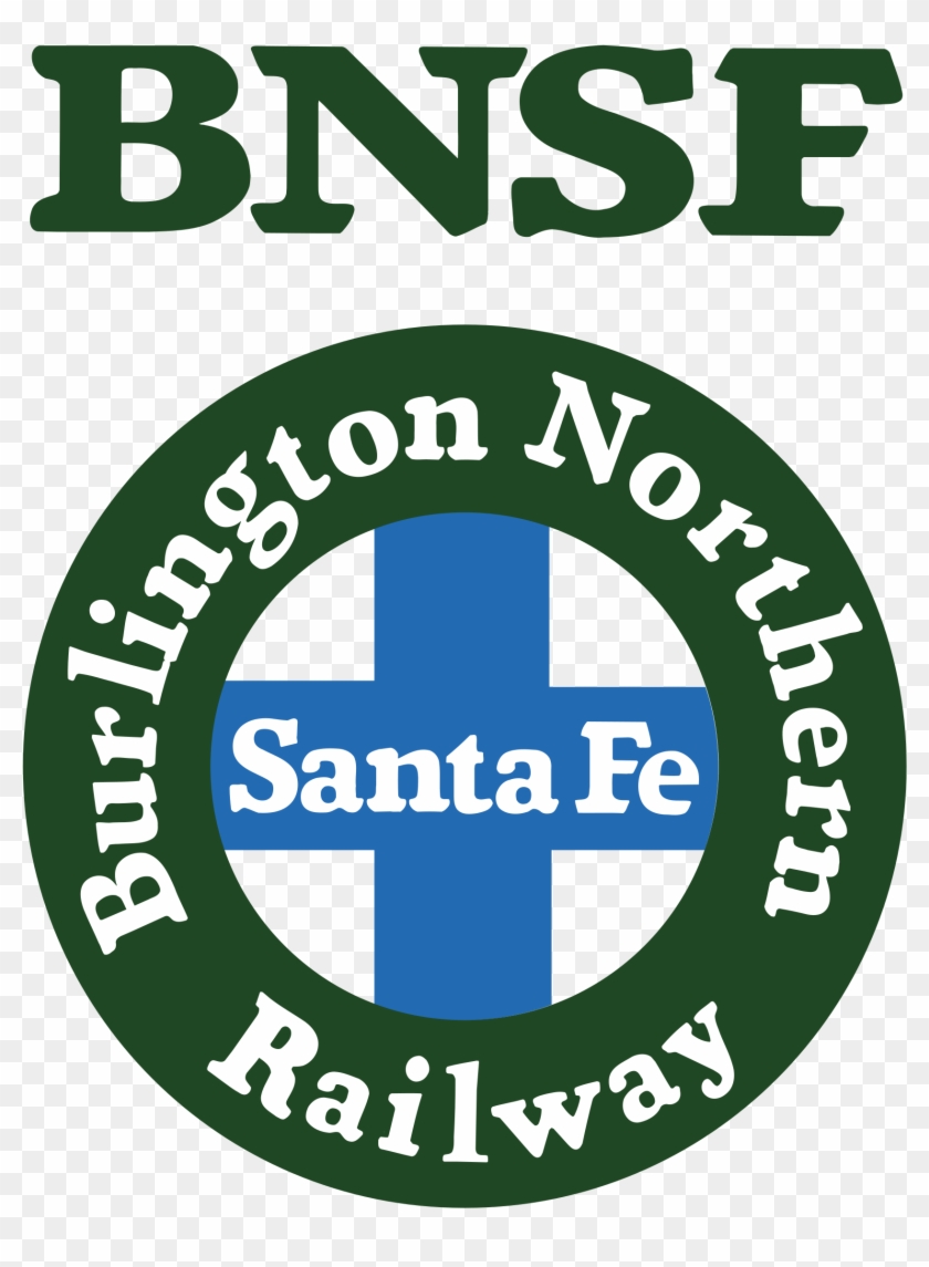 Bnsf Logo Png Transparent - Burlington Northern Santa Fe Logo Clipart