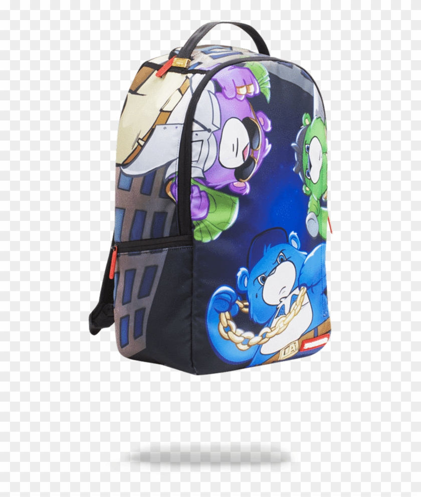 Sprayground Backpack X Gang Three Compton Bear @ Caprobot - Sprayground Backpacks Compton Bears Clipart