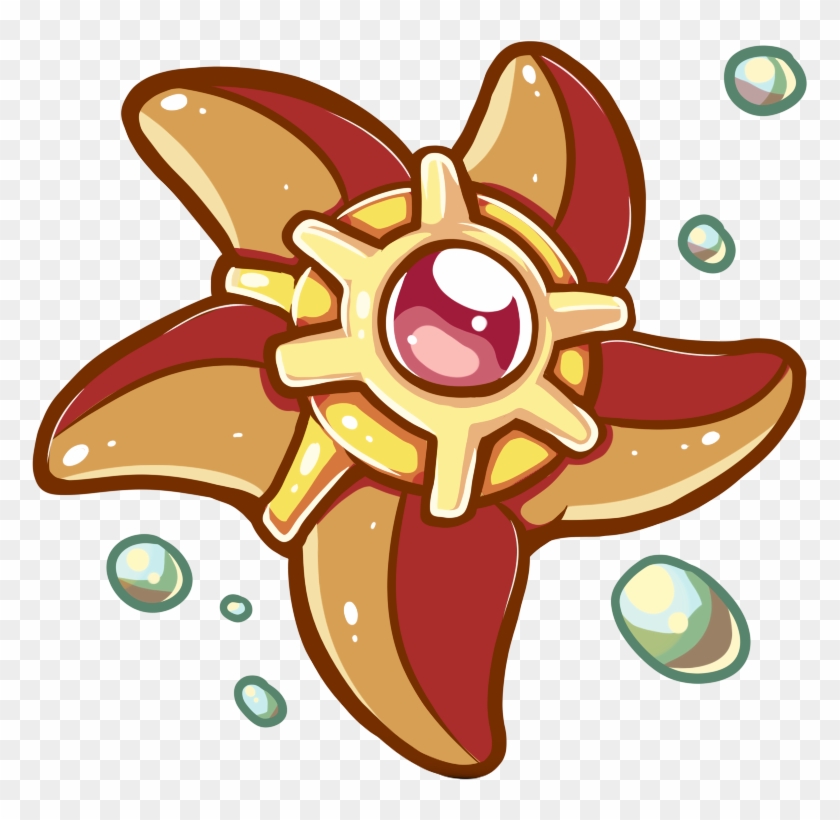 Shiny Staryu - Cattleya Clipart