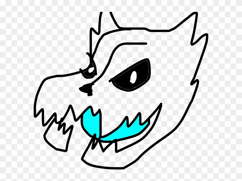 Gaster Blaster - Cartoon Clipart