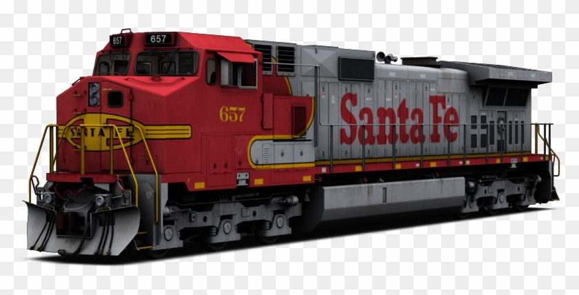 Atsf Bnsf Dash 9 44cw Locomotive - Locomotive Clipart