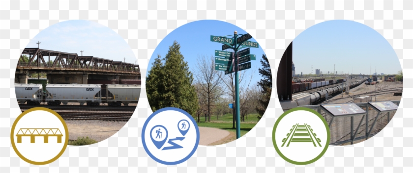 Anthony Parkway Bridge Project Consisted Of Three Historical - Street Sign Clipart #4965643