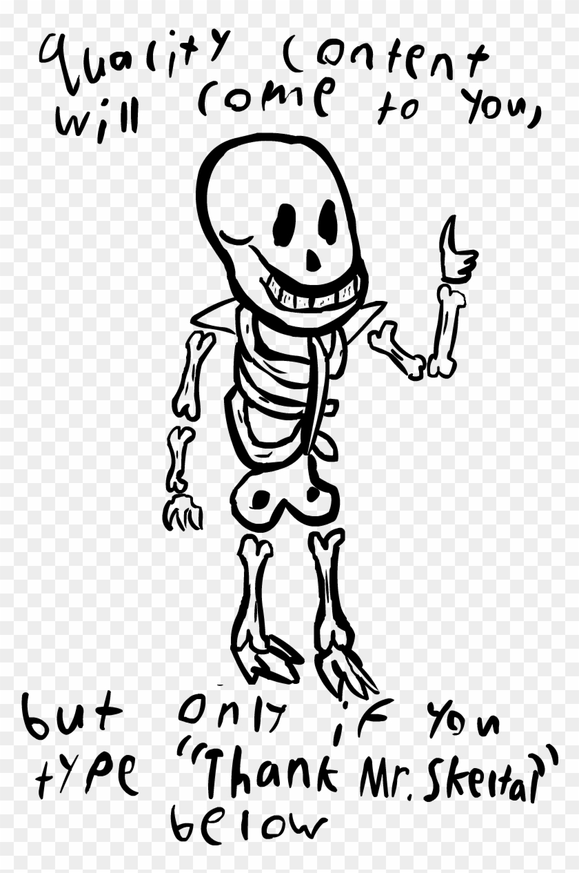 No Doot Needed, Just Thank And Sp00p - Illustration Clipart