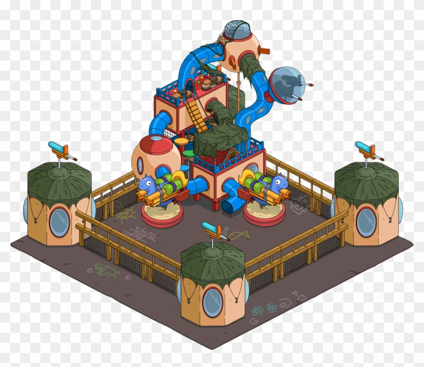 Mega Playscape - Simpsons Tapped Out Mega Playscape Clipart