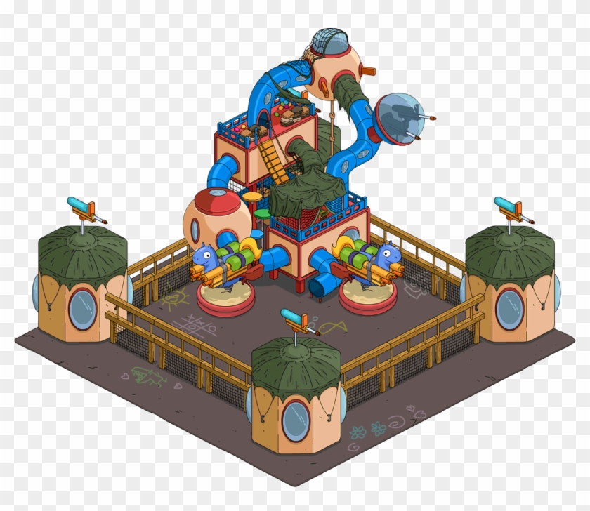 Mega Playscape - Simpsons Tapped Out Mega Playscape Clipart #4966124