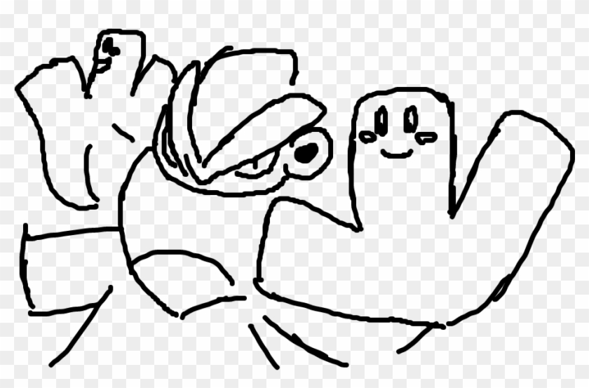 Hariyama - Sketch Clipart #4966361