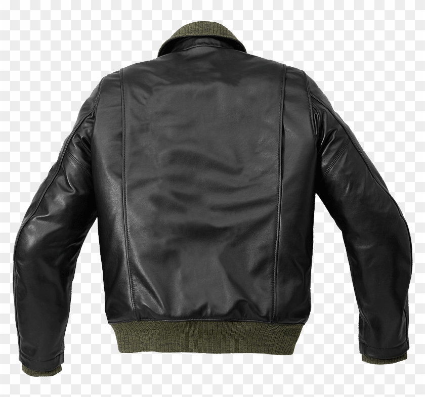 Tank Jacket - Black Flight Jacket Back Clipart