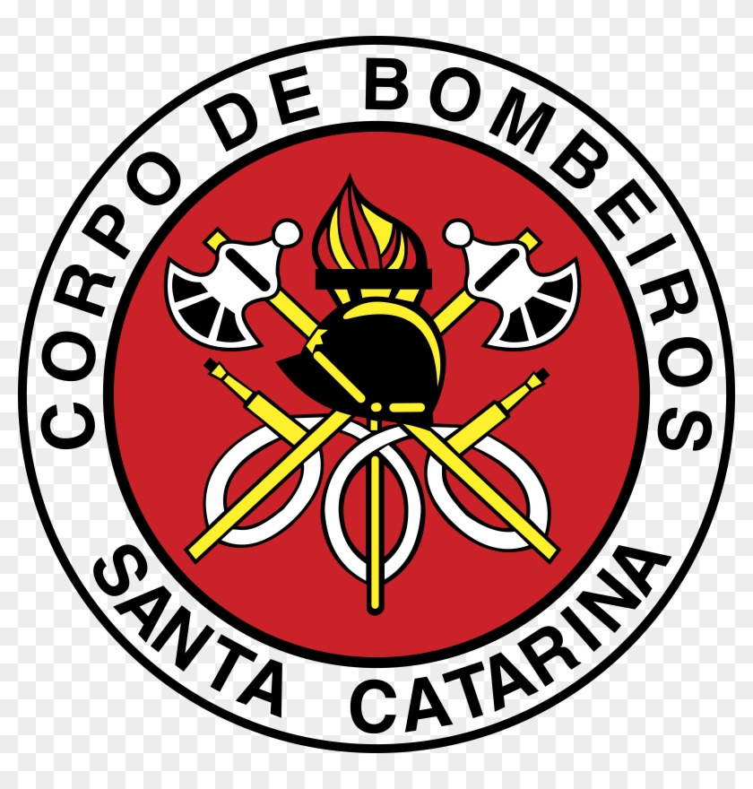 Bombeiros Sc Logo Png Transparent - Firefighter Clipart