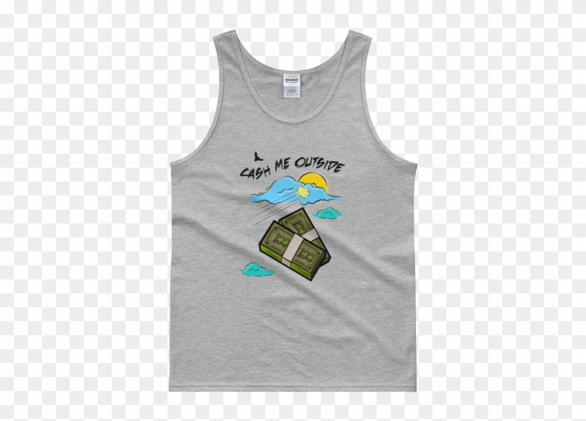 Cash Me Outside Tank Mens - Top Clipart