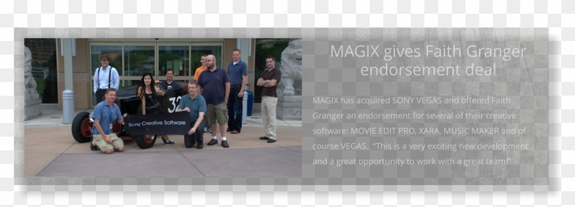 Magix Gives Faith Granger Endorsement Deal Magix Has - Walking Clipart #4967413