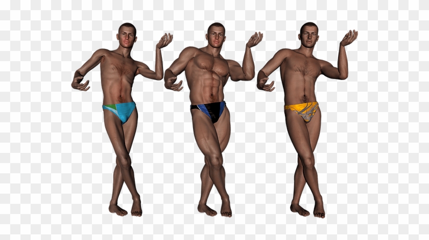 Swimwear - Barechested Clipart