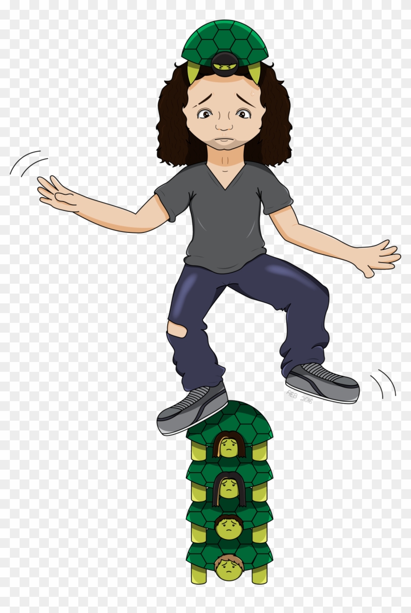 Danny From Game Grumps Balancing On The Rest Of The - Cartoon Clipart