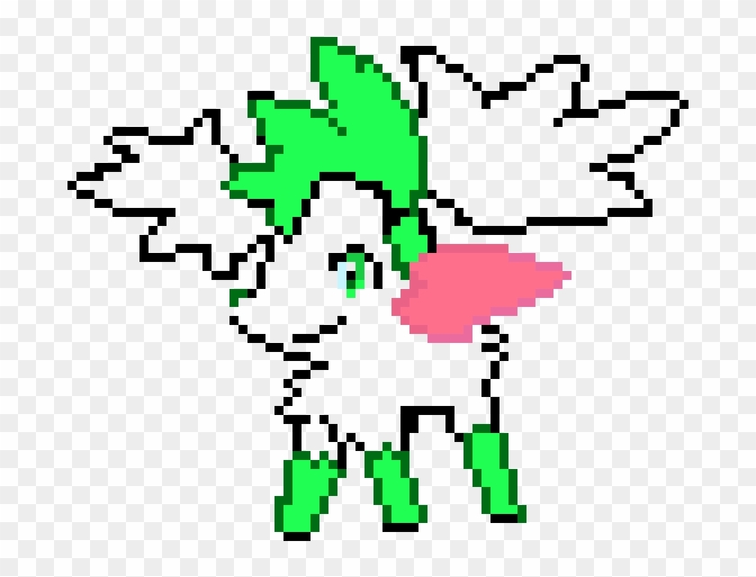 Shaymin Pixel Art , Png Download - Cartoon Clipart #4967958