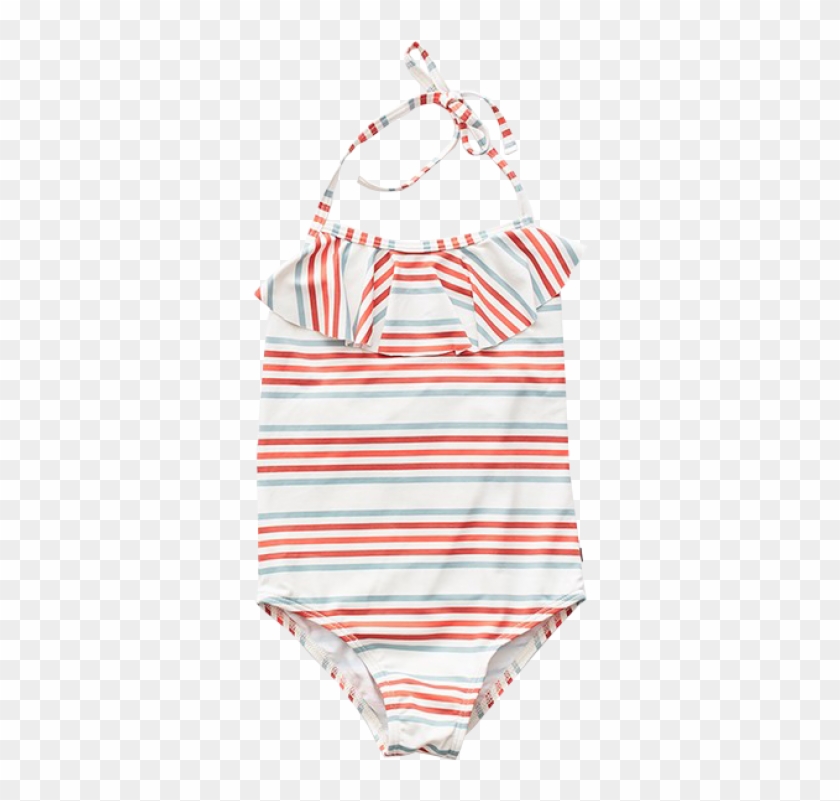 Oeuf Nyc Halter Bathing Suit Stripes - Bikini Clipart #4968180