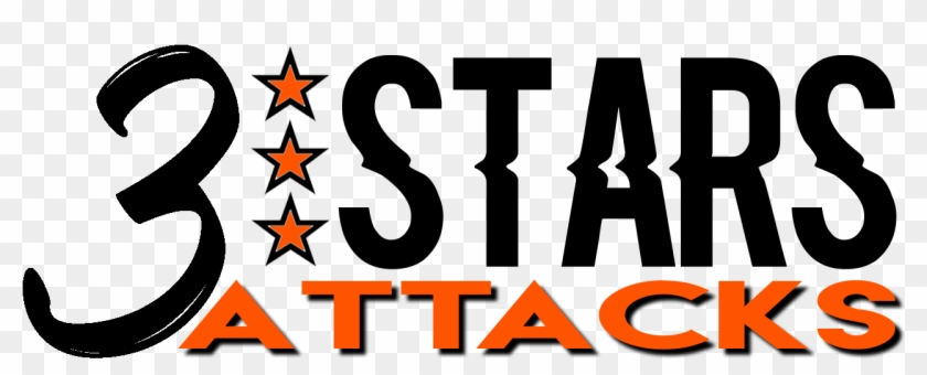 Drawn Star Clash Clans - 3 Star Attack Clipart #4968320