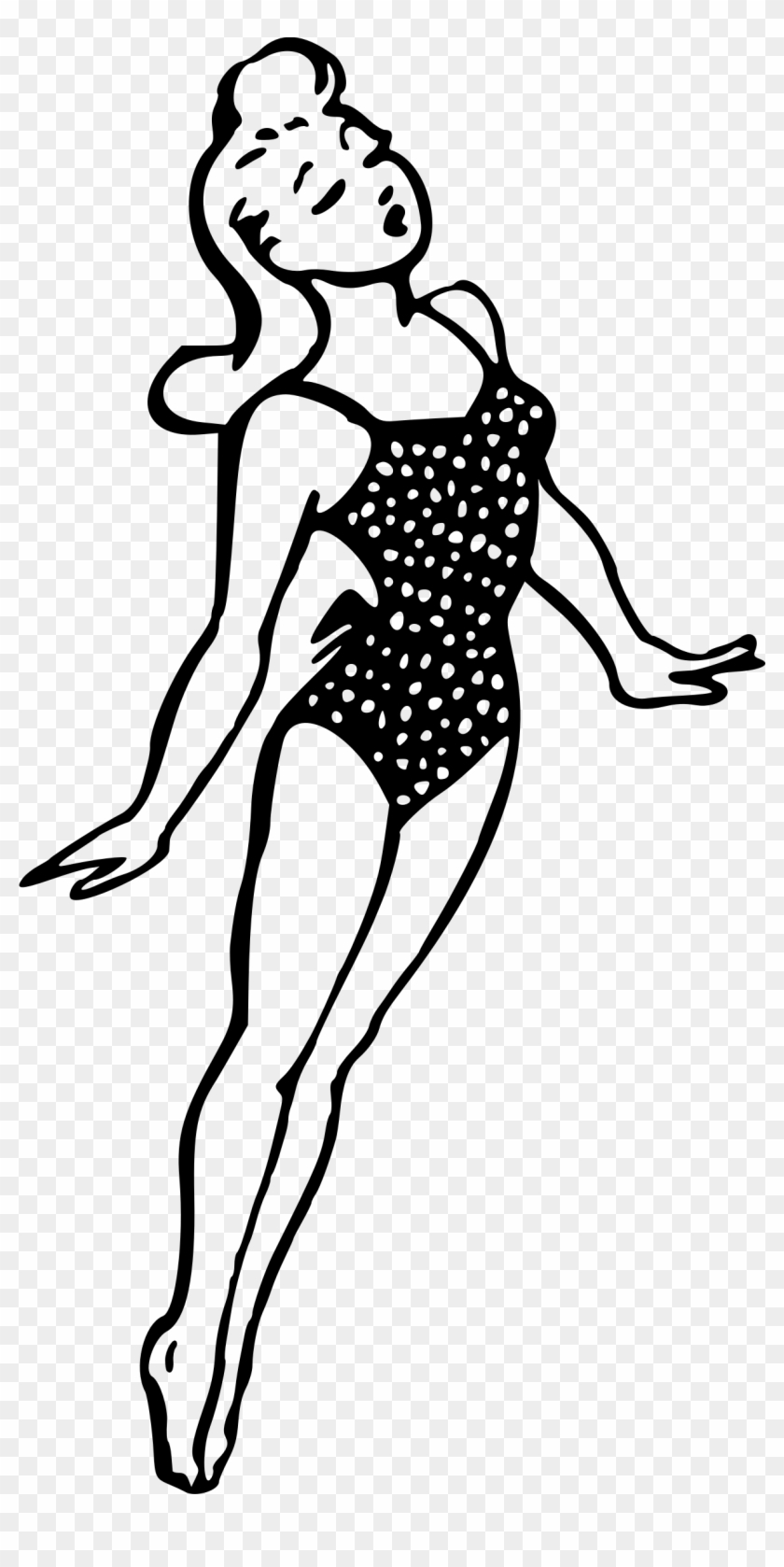 This Free Icons Png Design Of Lady In Swimsuit - Swimsuit Clipart #4968421