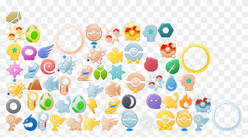 Pokémon Go Hub On Twitter - Pokemon Go Medal Sprites Clipart #4968744